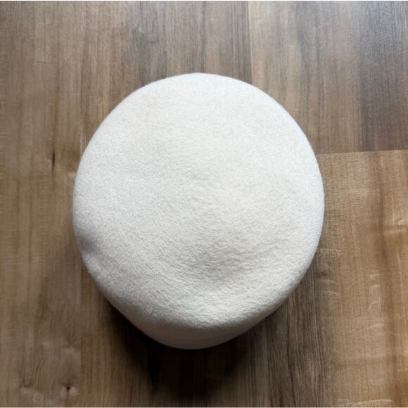 Twigs & Honey Wool Blend Pillbox Hat - Ivory